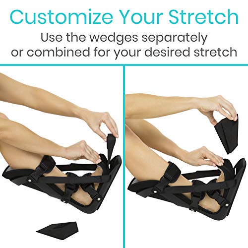 Vive Plantar Fasciitis Night Splint for Men & Women - Stabilizer Brace - size: Large: Men's 6.5 - 10.5; Women's 8 - 12