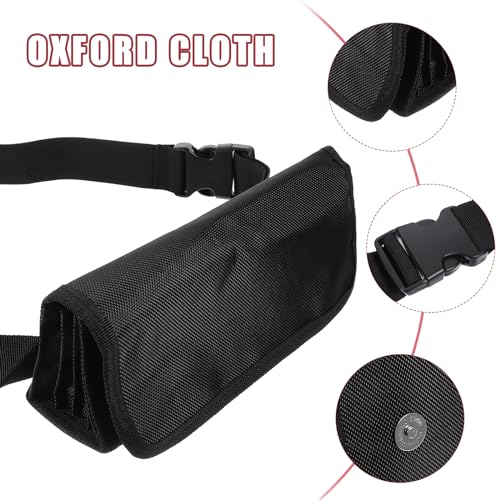Toddmomy Ladies Fanny Pack Cashier Bag Woman Waist Bag Cashier Pouch Small Change Miss Black Ticket Cashier