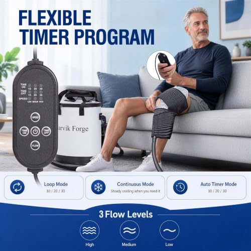 Cold Therapy Machine for Knee After Surgery with Programmable Timer