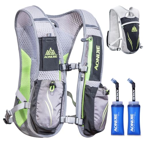 TRIWONDER Trail Bag 5.5 L Hydration Vest Lightweight Hydration Backpack for Marathon Hiking MTB Running Men Women