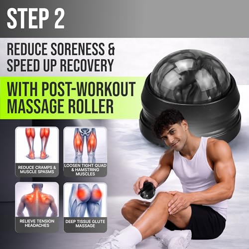 Fabric Resistance Bands for Working Out Women - Set of 3 with Massage Roller Ball & Waterproof Gym Bag - Anti-Slip Glute, Hip & Leg Workout Bands - color: Black, Gray, Light Gray