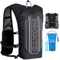 INOXTO Running Hydration Vest Backpack,Lightweight Insulated Pack with 1.5L Water Bladder Bag Daypack for Trail Hiking Running Cycling Race Marathon for Women Men - color: Dark Black