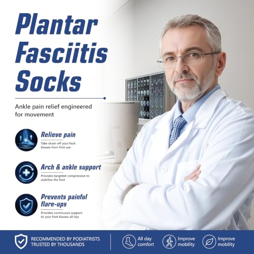 Strassburg Sock Plantar Fasciitis Socks for Sprained Ankle Support, Compression Socks with Adjustable Strap for Plantar Fasciitis Relief, Ankle Brace Sleeve Achilles Tendonitis Pain Relief(Red-M) - color: Red
