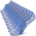 Amutost Womens No Show Socks Anti-Slip Cushioned Breathable 5-10Pairs - color: No Show Socks, size: 5-8
