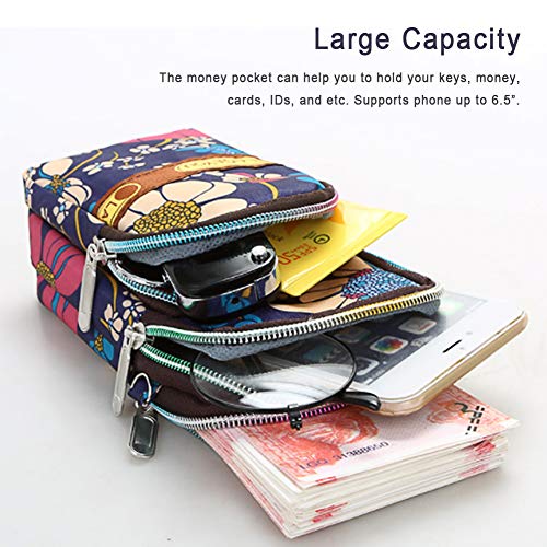 Sports Armband Outdoor Sweat-Proof Running Armbag Cross-Body Shoulder Casual Wallet Purse Gym Fitness Cell Phone Bag Key Holder for iPhone 13 Pro/12 Pro/Xs Max/Xr, Galaxy S10 Plus, P30 Pro (#2) - color: #2