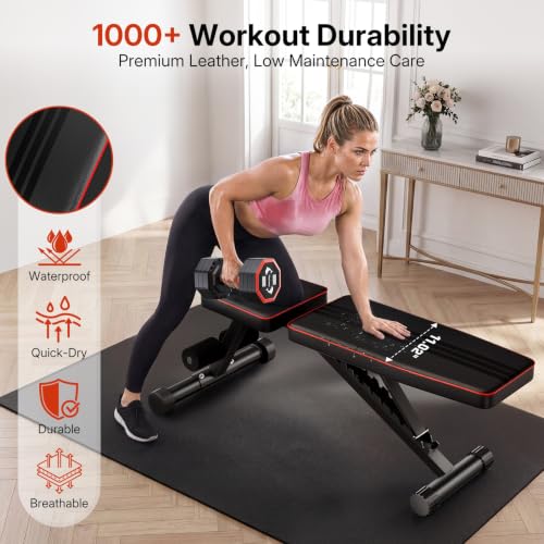 Multi-Function Compact Weight Bench Set Home Gym - color: Black 2.0
