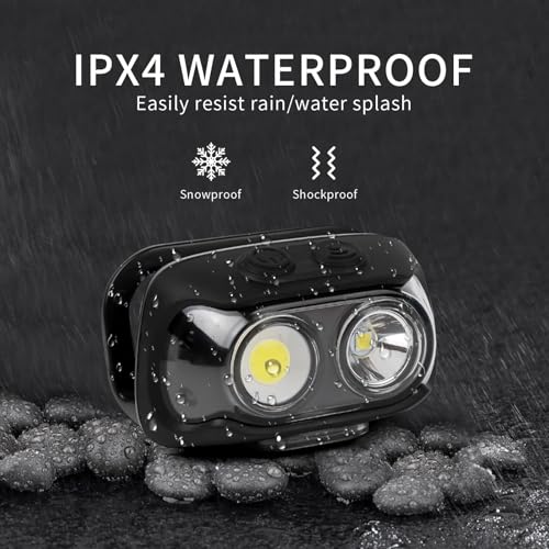 LED Headlamp Rechargeable, 2Pack Super Bright Headlight Flashlight - size: 2 Pack