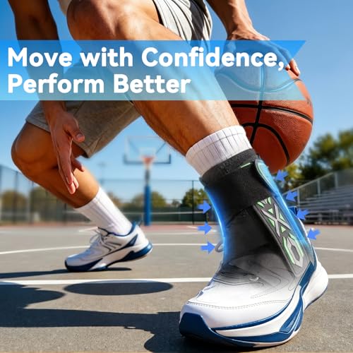 Ankle Brace for Men Women Lace Up Ankle Brace for Sprained Ankle Stabilizer
