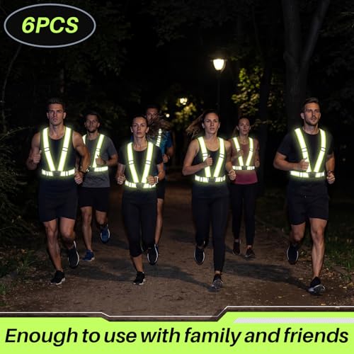 Hercicy Reflective Running Vest, Safety Vest Strap