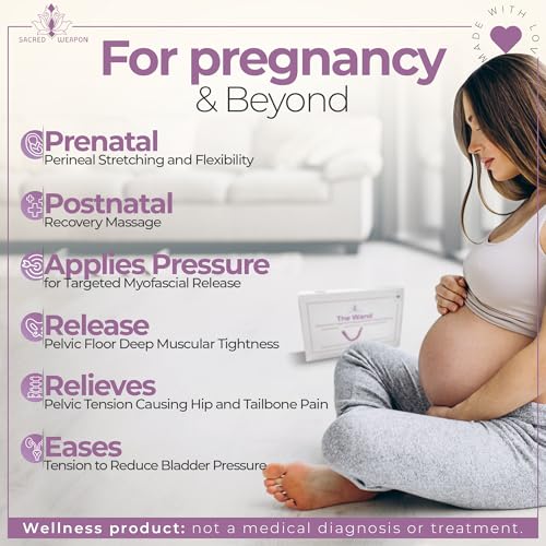 Sacred Weapon Pelvic Floor Wand & Perineal Massage Tool, Non-Vibrating