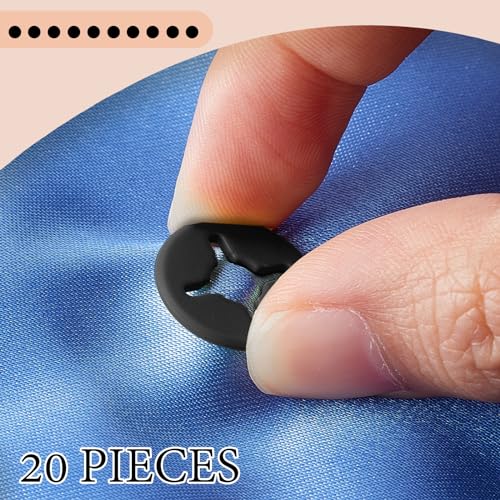 Juexica Race Bib Clips Running Number Holder - color: Black