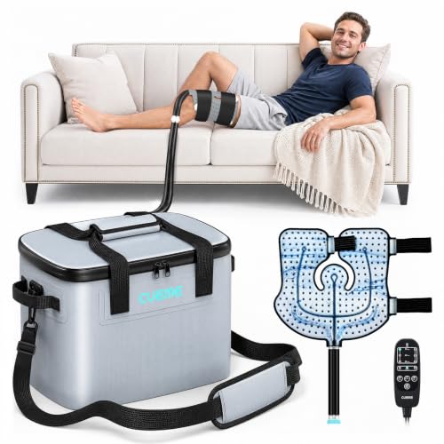 CUEME Ice Machine for Knee After Surgery, 20QT Capacity, Up to 18H Cooling