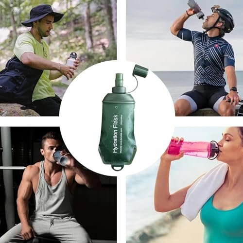 Soft Water Bottles Leakproof Portable Water Bottle for Running Vest