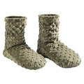Sonoma Lavender Spa Booties, Microwavable Heated Slippers, Luxury Herbal Booties, Herbal Aromatherapy Foot Warmer - color: Green Dot, size: 10