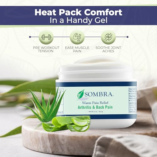Sombra Warm Pain Relief 2 oz Jar for Arthritis, Back Pain & Pre-Exercise - size: 2 Ounce (Pack of 1)