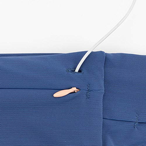 Nathan Zipster Running Belt for Men and Women, Bounce Free Waist Pack, Running Fanny Pack Women, Pockets with Zippers, Fits All iPhones - color: Navy, size: X-Large