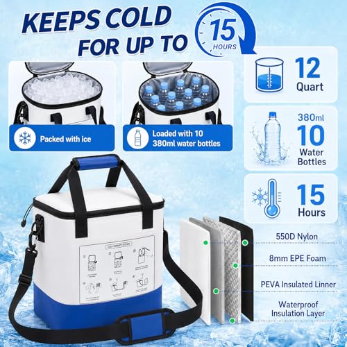 Ice Therapy Machine for Knee After Surgery with Inflatable Leg Raise Pillow (Ice Machine-man)