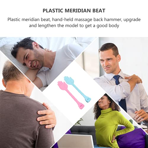Healifty Hand-held Massage Hammer Trigger Point Massage Tool Portable Massager for Back Shoulder and Waist