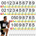 XunYee Running Bib Competitor Numbers - style: 1-100 Number