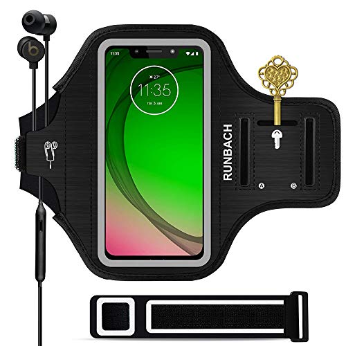 Armband for Motorola Moto G Series/G Power/G Play/Signature/Fusion/Razr/Edge Series (Black)