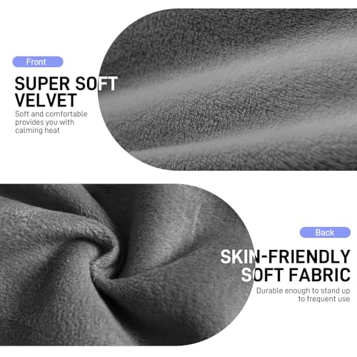 Microwave Heating Pad for Pain Relief, 8 x 18 Grey - color: Heat Pad08 -Grey