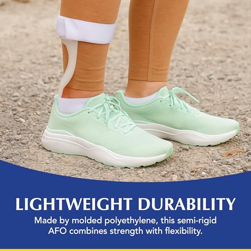 Brace Direct Leaf Spring AFO Foot Drop Brace, Trim to Fit Inside Shoes - size: Left Foot - Left - Womens