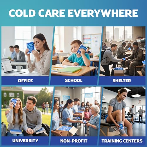 100 Pack Instant Ice Packs for Injuries, Disposable First Aid Cold Packs - size: 100 Pack (6" x 4.5")