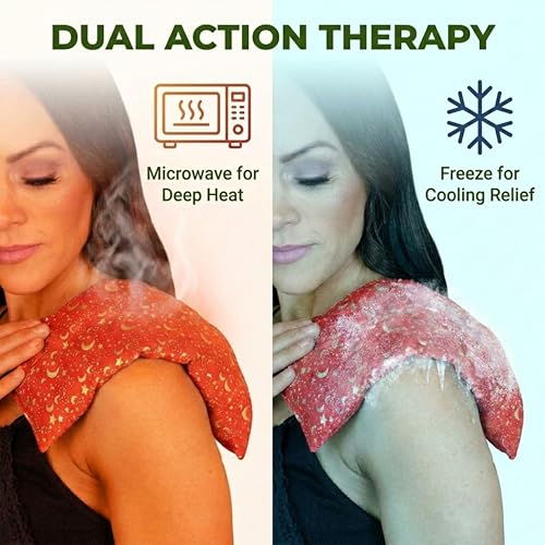 Basic Herb Pack Heating Pad, Red - size: 1 Pack, style: Celestial Red