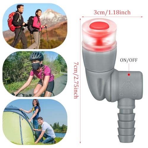 2 Pcs Bite Valve Replacement Bite Valve Nozzles - color: beige