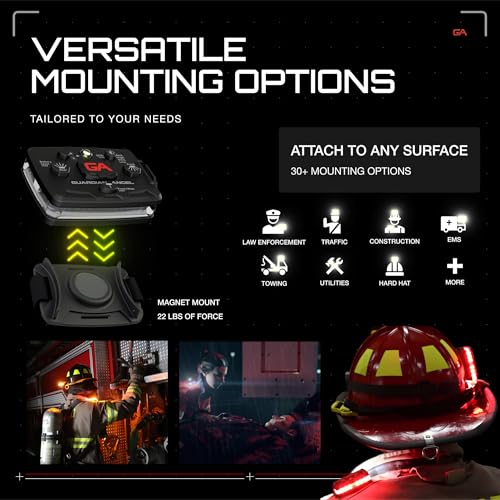 Guardian Angel Elite Safety Light - Red/Yellow Front & Red/Yellow Rear - color: RedYellow/RedYellow, size: 1-Pack