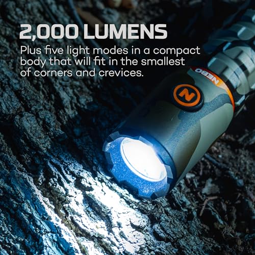 NEBO Torchy 2K Rechargeable Pocket Light, Mossy Oak Bottomland Camo - color: 2000 Lumen-Camo