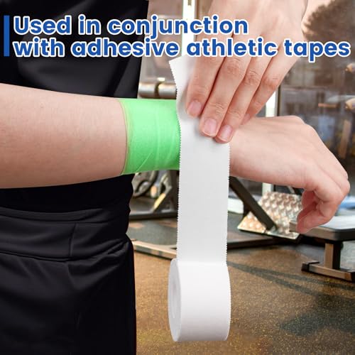 27 Pack Pre Wrap Tape, 9 Colors 2.76 Inch x 11 Yards Prewrap Athletic Tape - color: 9 Colors-27 Pack