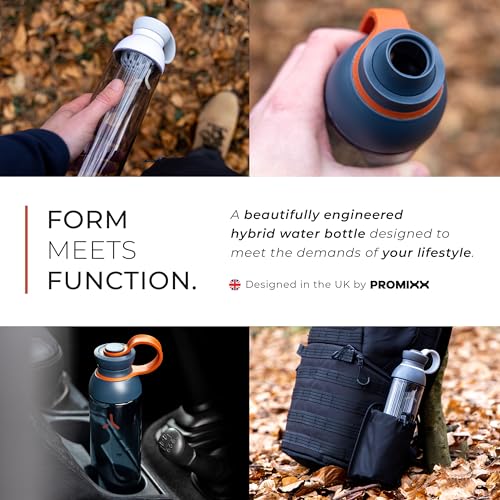 PROMIXX FORM Sports Water Bottle 26oz, Leakproof BPA-Free, Midnight Blue - color: Midnight Blue