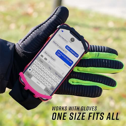 noxgear Handheld Grip Phone Holder, Raspberry, Right Hand - color: Raspberry, size: Right Hand