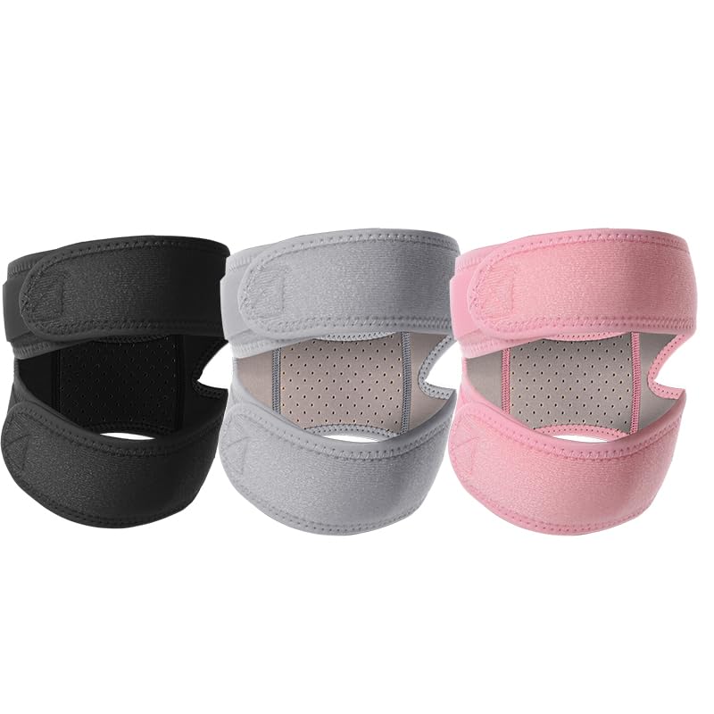 Patella Knee Support Strap for Men Women, Sports Compression Strap for Basketball Running Hiking