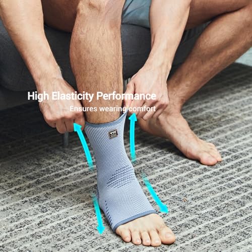 1 Pack Ankle Brace, Breathable Ankle Wrap for Men & Women - size: L【24-27 CM（9½-10½″）】