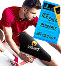 Sparthos Reusable Hot Cold Gel Ice Pack, Pain Relief - XL + Cover - size: X-Large, style: Pack of 1 + Cover