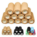 OZER 12 Pack 4 Inch x 5 Yards Self Adhesive Bandage Breathable（Skin Tone） - color: Tan, size: 4 Inch