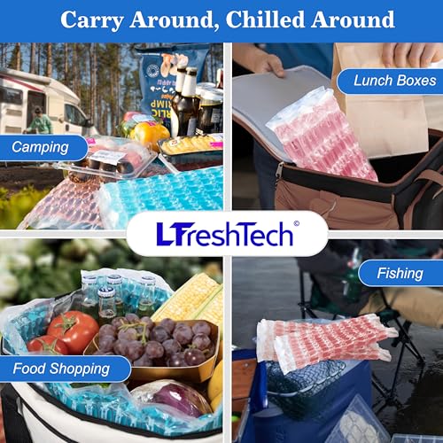 Flexible Ice Pack 27°F Reusable Cooler 3 Sheets (Blue)