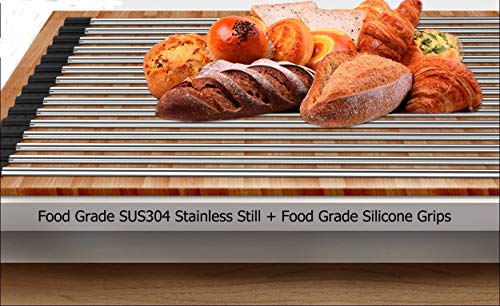 Ahyuan Roll up Dish Drying Rack Over The Sink Kitchen Roll up Sink Drying Rack Portable Dish Drainer Foldable Dish Drying Rack (Black, 20.5''X11.2'') - color: Black, size: Rectangle 20.5 inches x 11.2 inches