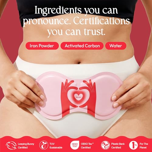 FOMIN PMS Relief Heat Patches (16 Pack) - Menstrual Cramp Relief - size: 16 Count (Pack of 1)