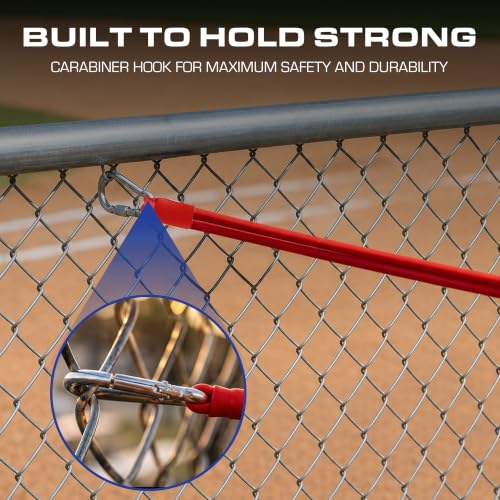 Bucwild Sports Baseball Resistance Bands - Pitching Bands for Youth & Adult - color: Red Band (Ages 13 & Up)