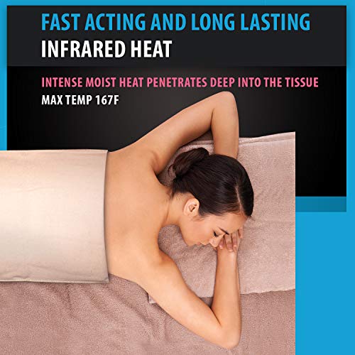Thermotech Moist Heating Pad, Manual Clicker, Medium 14 x 17 in - size: 14x18 Inch (Pack of 1)