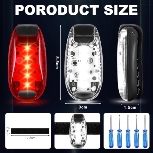 Copkim 30/60/100 Pcs LED Running Light Bulk - color: Red,Green,White