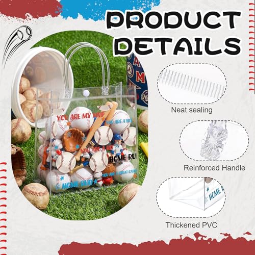 Aliceset 12 Pcs Baseball Gift Bags Bulk with Handles - style: Baseball