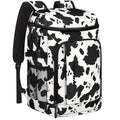Capolo Cooler Backpack Insulated Leak Proof for Women Men Soft Cooler Bag - color: Cow Print, size: 36 Cans