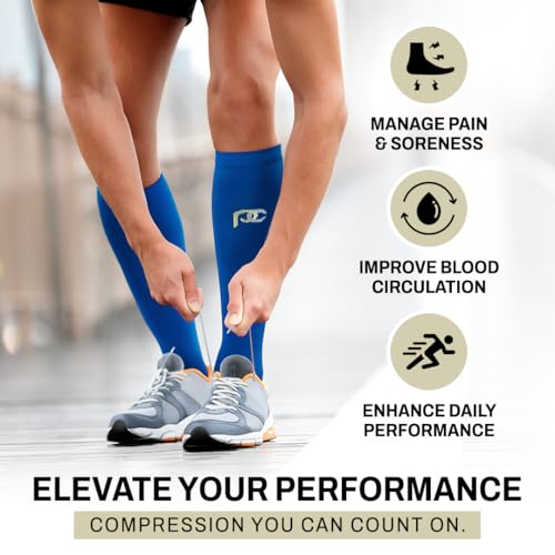 PRO Compression Marathon Socks - color: Royal Blue, size: Large-X-Large
