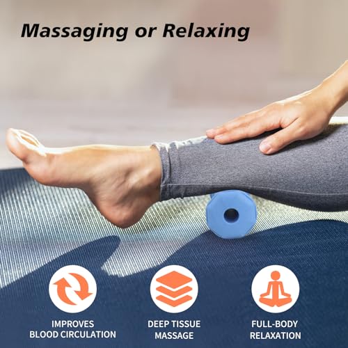 Blue Foot Massager Roller for Plantar Fasciitis, Arch Heel Pain Relief - color: 1-piece Blue