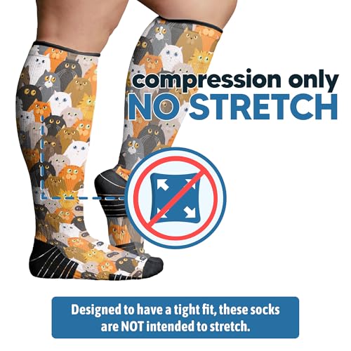 Viasox 3 Pack Compression Socks Women & Men, Circulation Support, 12-15mmHg Neuropathy, Paws & Petals, M - color: Paws & Petals, size: Medium
