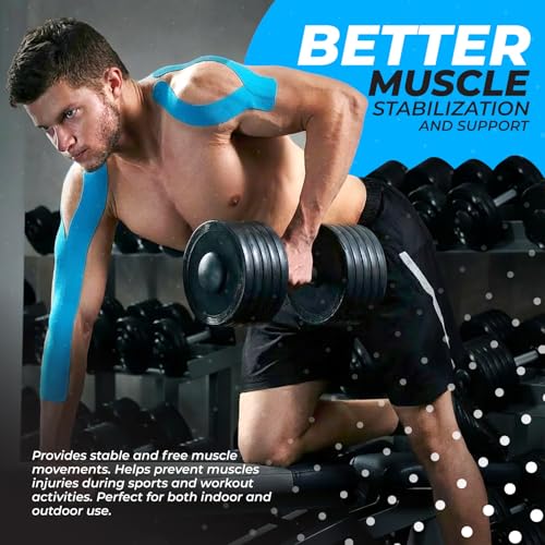 Kinesiology Tape Precut Strips - Waterproof Rayon Athletic Tape for Knee, Shoulder, Back & Muscle Pain Relief, Hypoallergenic Latex-Free Sports Tape, Reflective, 25cm Strips, 20 PCS/Roll (Beige) - color: Beige